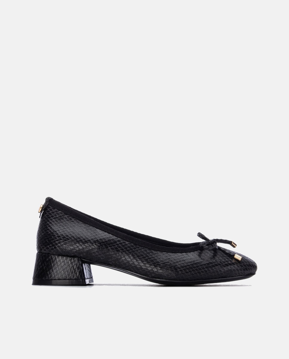 Bailarinas con tacón de mujer con tacón bajo - Xti - Negro Negro-1