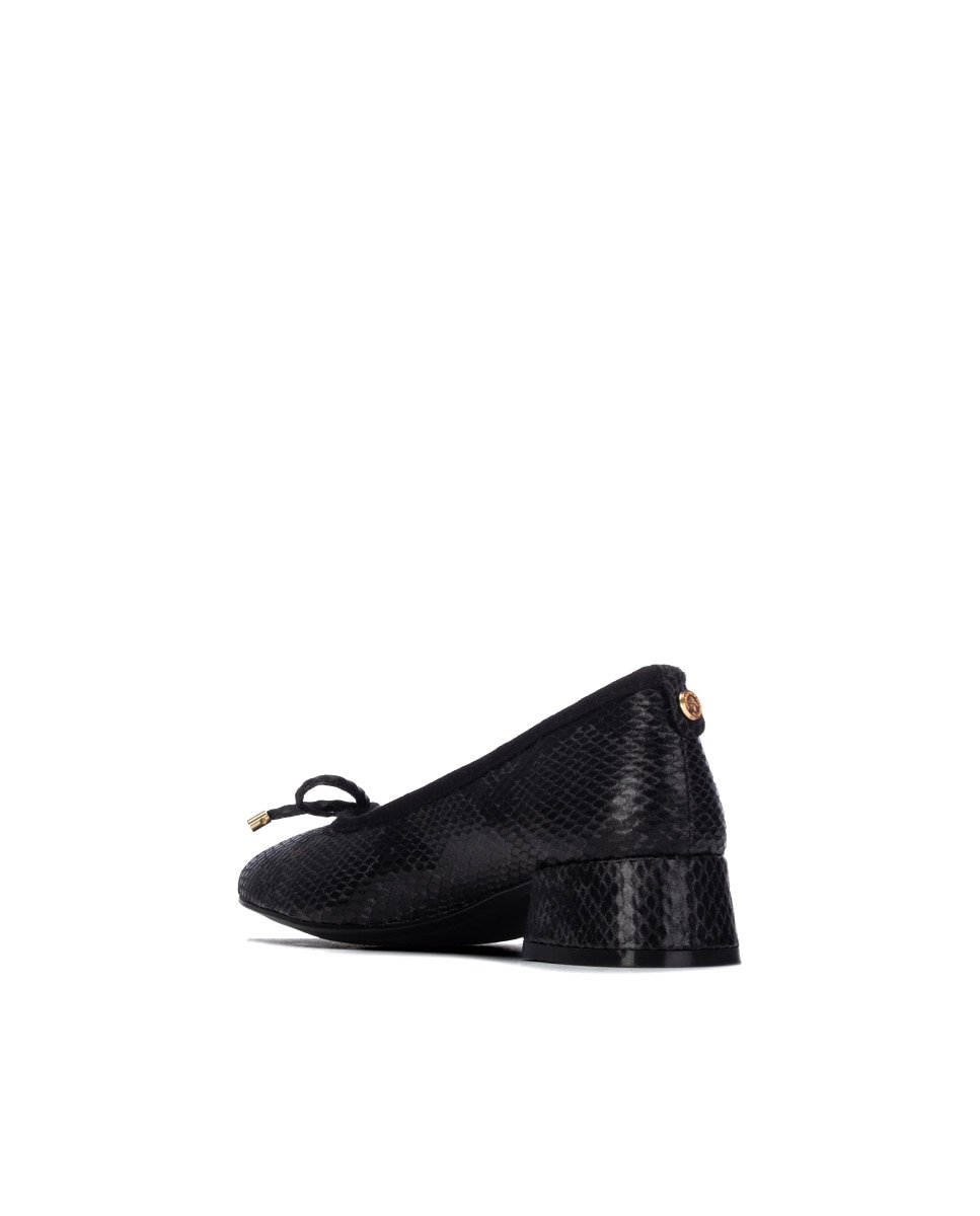 Bailarinas con tacón de mujer con tacón bajo - Xti - Negro Negro-4