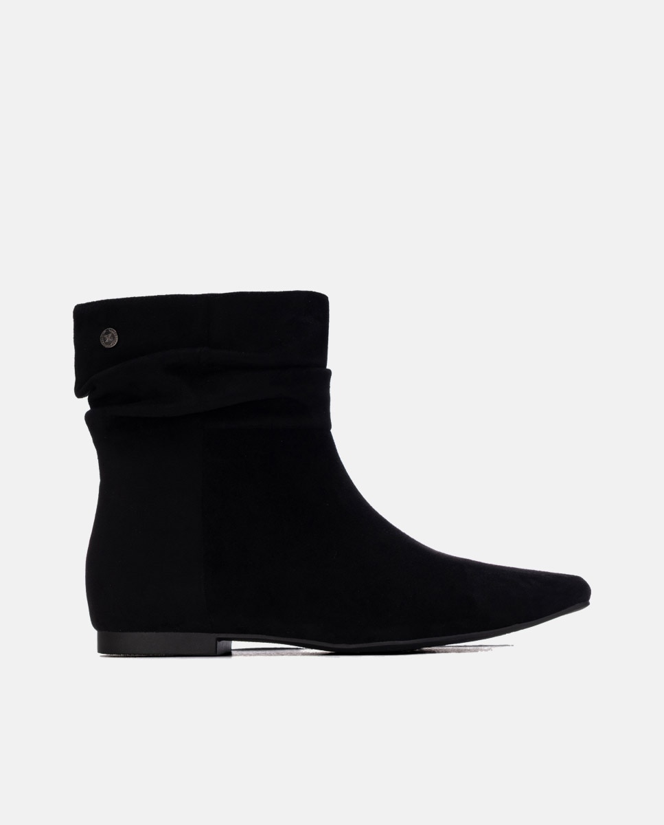 Botines de mujer con cremallera - Xti - Negro Negro-1