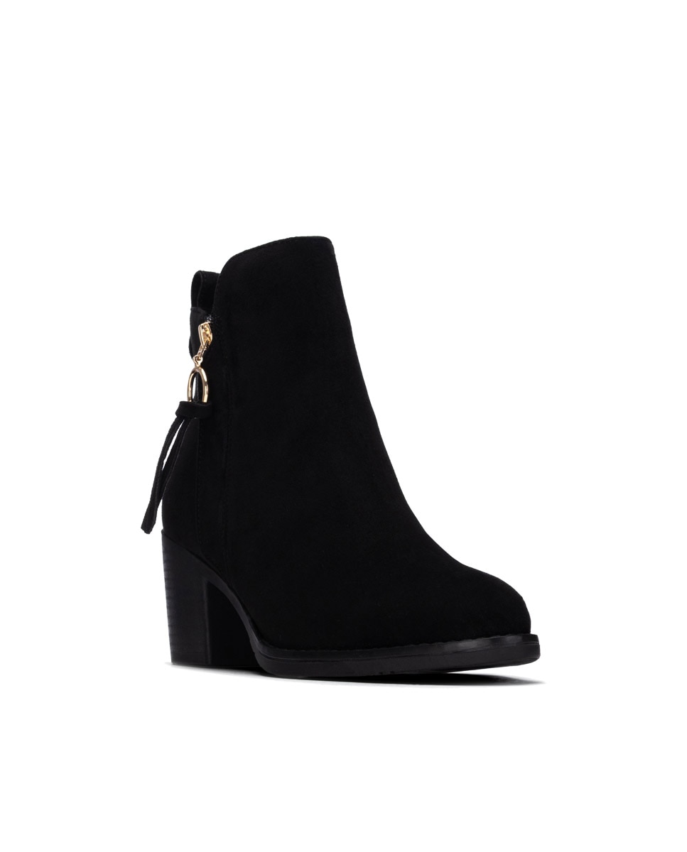 Botines de mujer con cremallera - Xti - Negro Negro-3