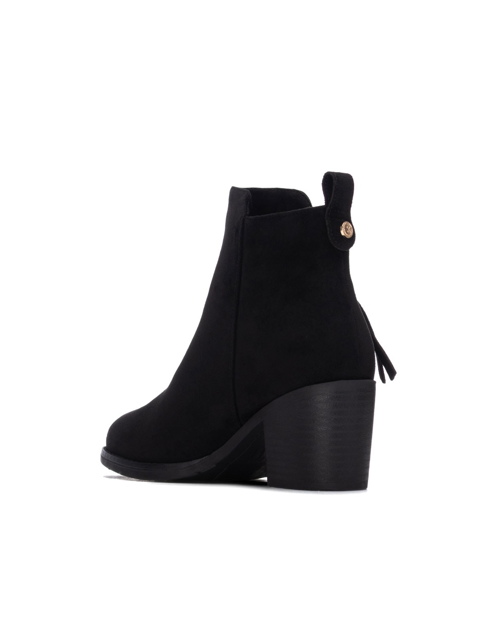 Botines de mujer con cremallera - Xti - Negro Negro-2