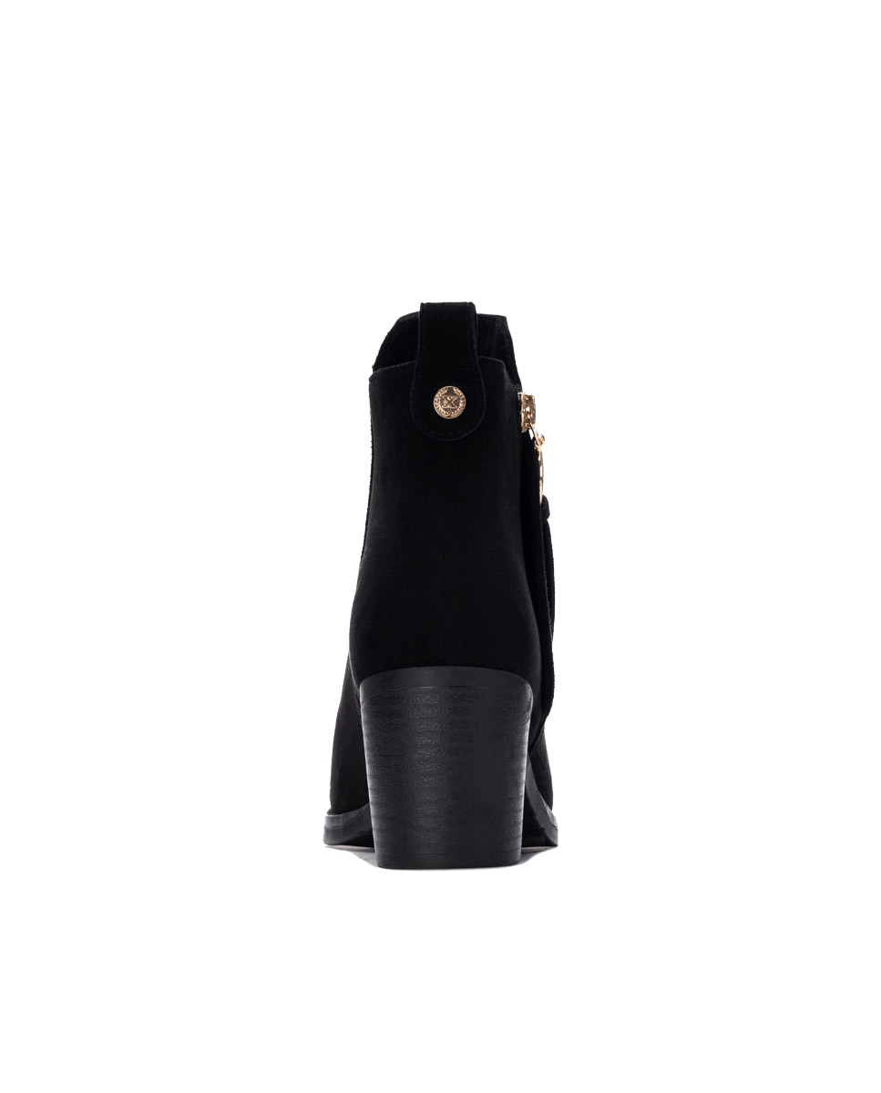 Botines de mujer con cremallera - Xti - Negro Negro-5