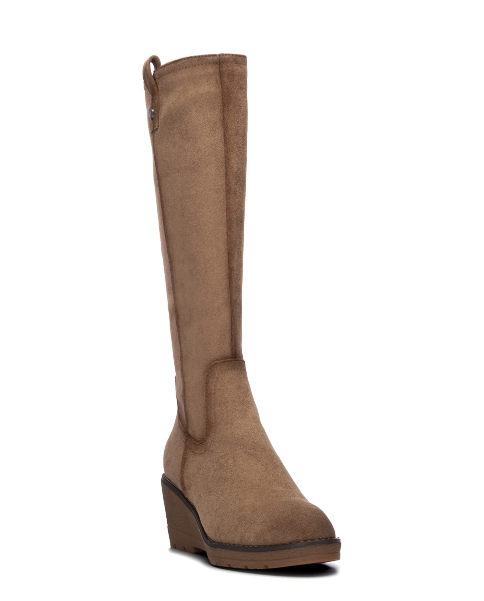 Bota de mujer con cremallera - Refresh - Marrón Marrón-4