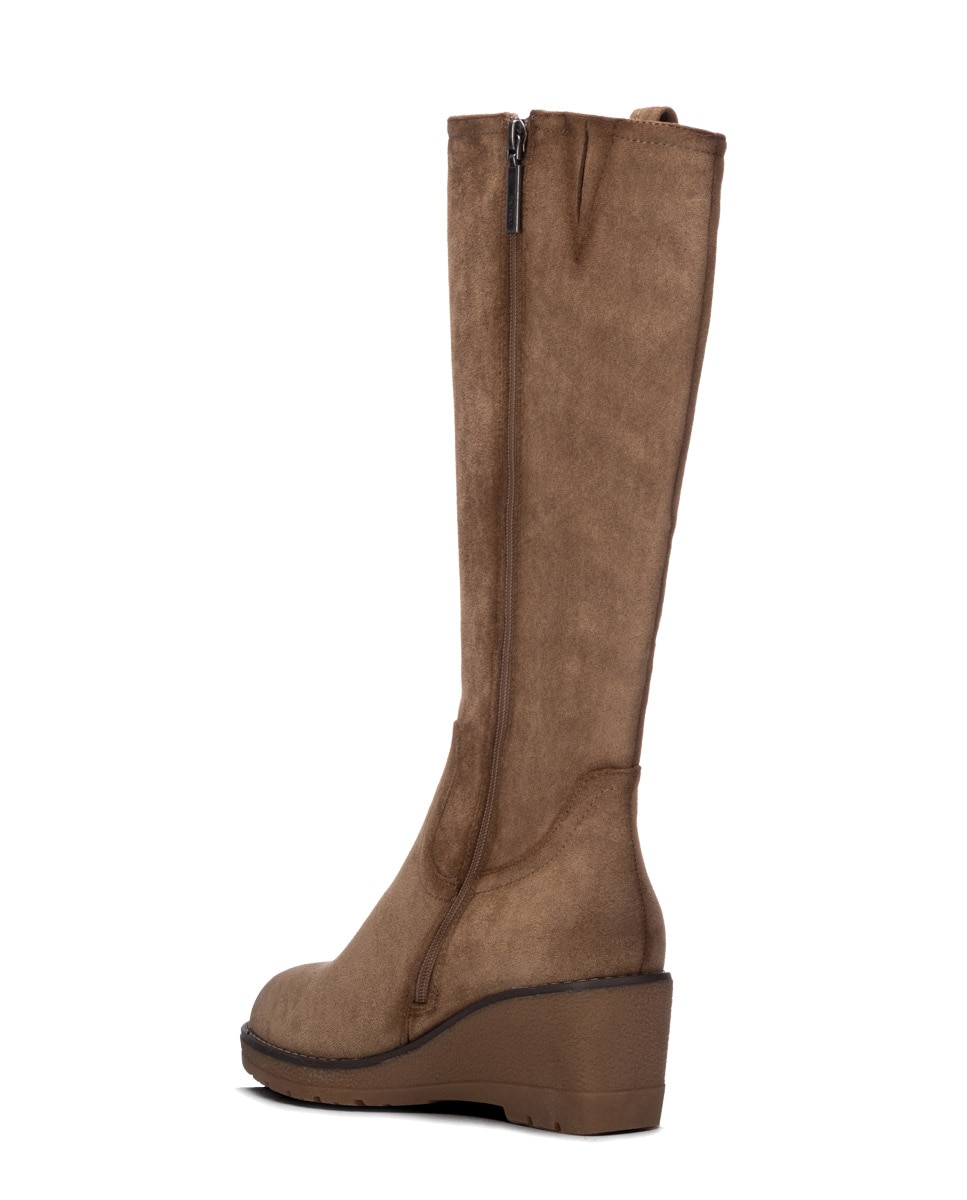 Bota de mujer con cremallera - Refresh - Marrón Marrón-3