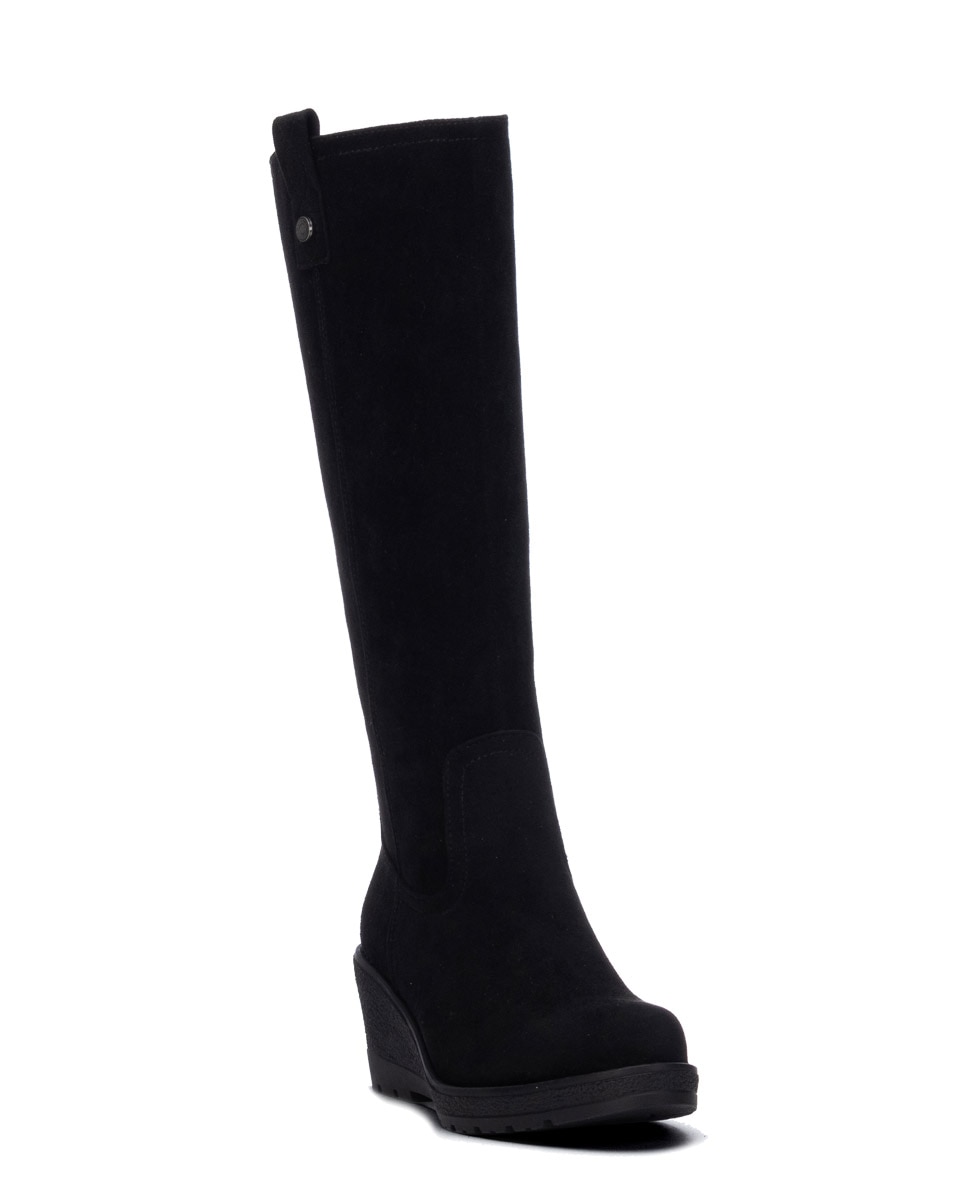 Bota de mujer con cremallera - Refresh - Negro Negro-3