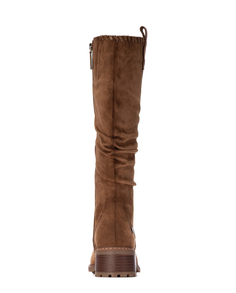 Bota de mujer con cremallera - Refresh - Camel Camel-5