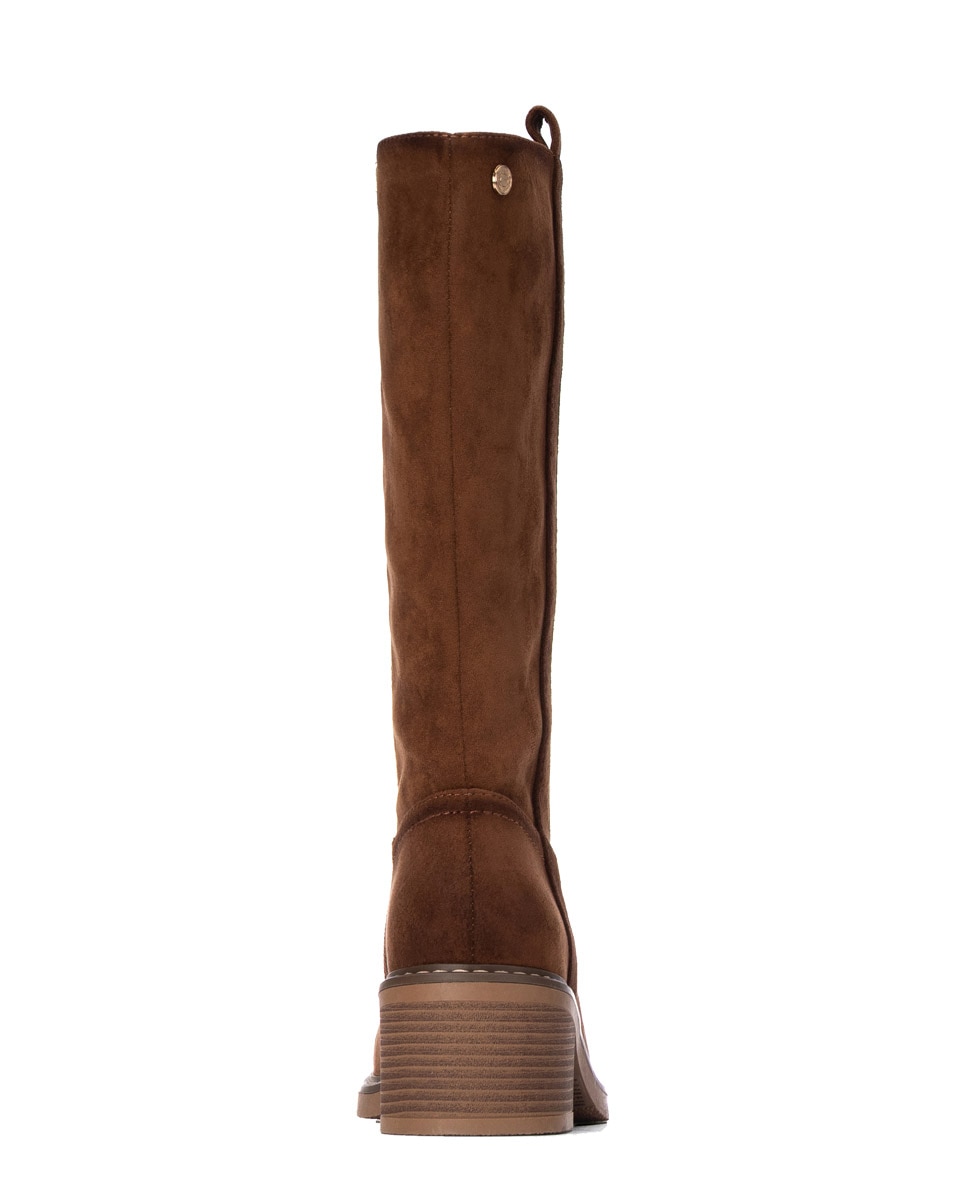 Bota de mujer con cremallera - Refresh - Camel Camel-5