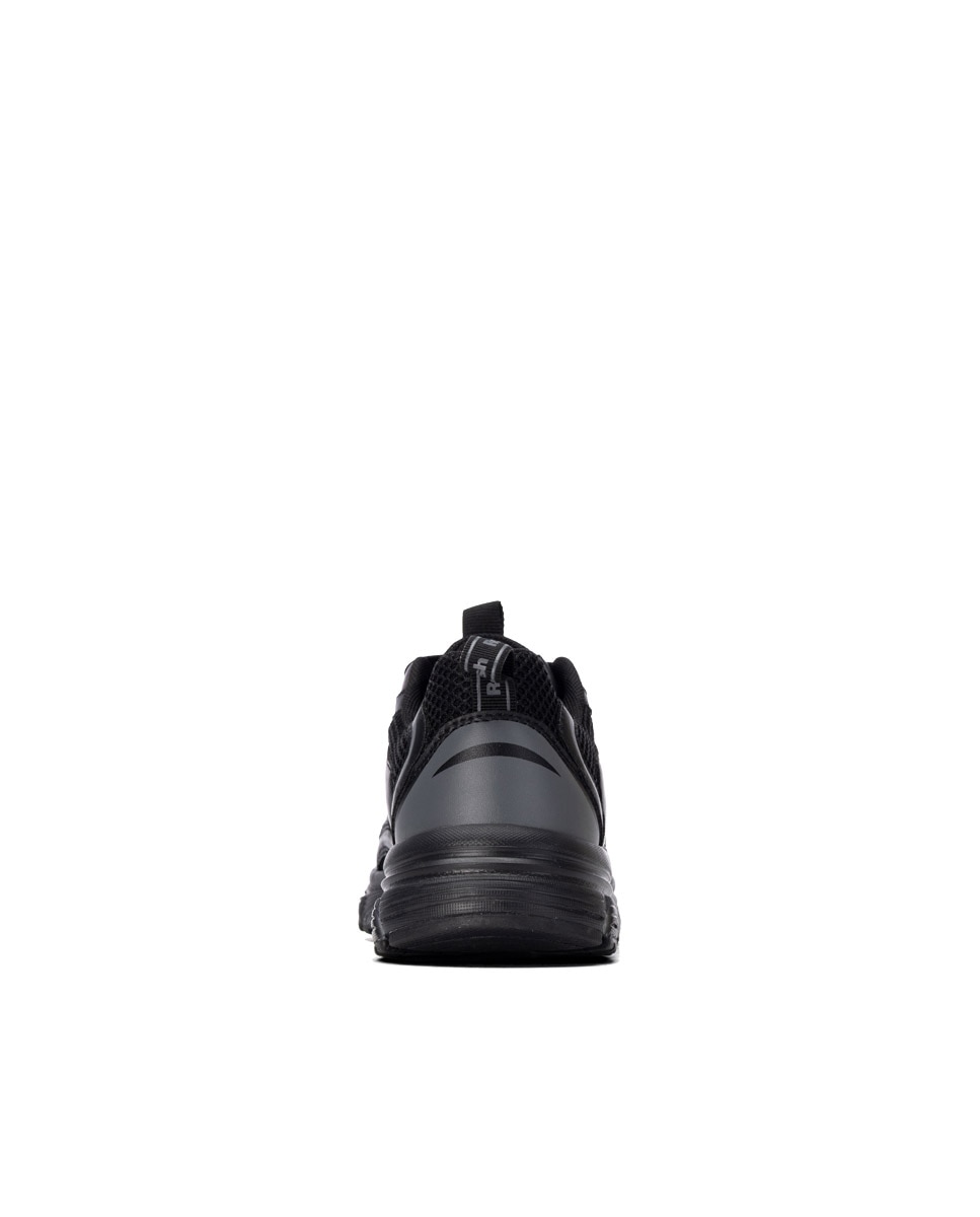 Zapatilla de mujer con cordones - Refresh - Negro Negro-5