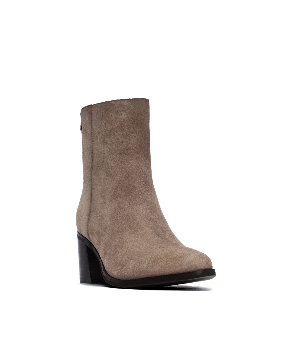 Botines de mujer con cremallera - Carmela - Marrón Marrón-3