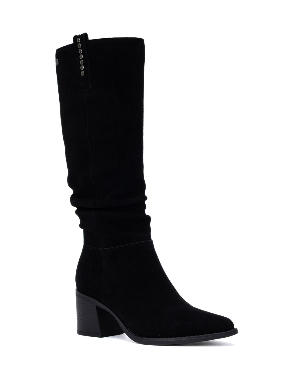 Bota de mujer con cremallera - Carmela - Negro Negro-3