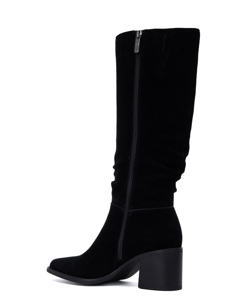 Bota de mujer con cremallera - Carmela - Negro Negro-2
