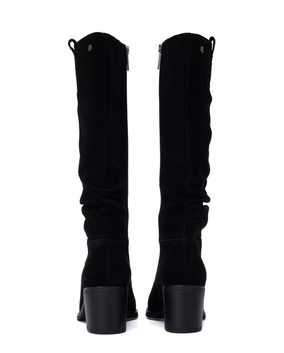 Bota de mujer con cremallera - Carmela - Negro Negro-5