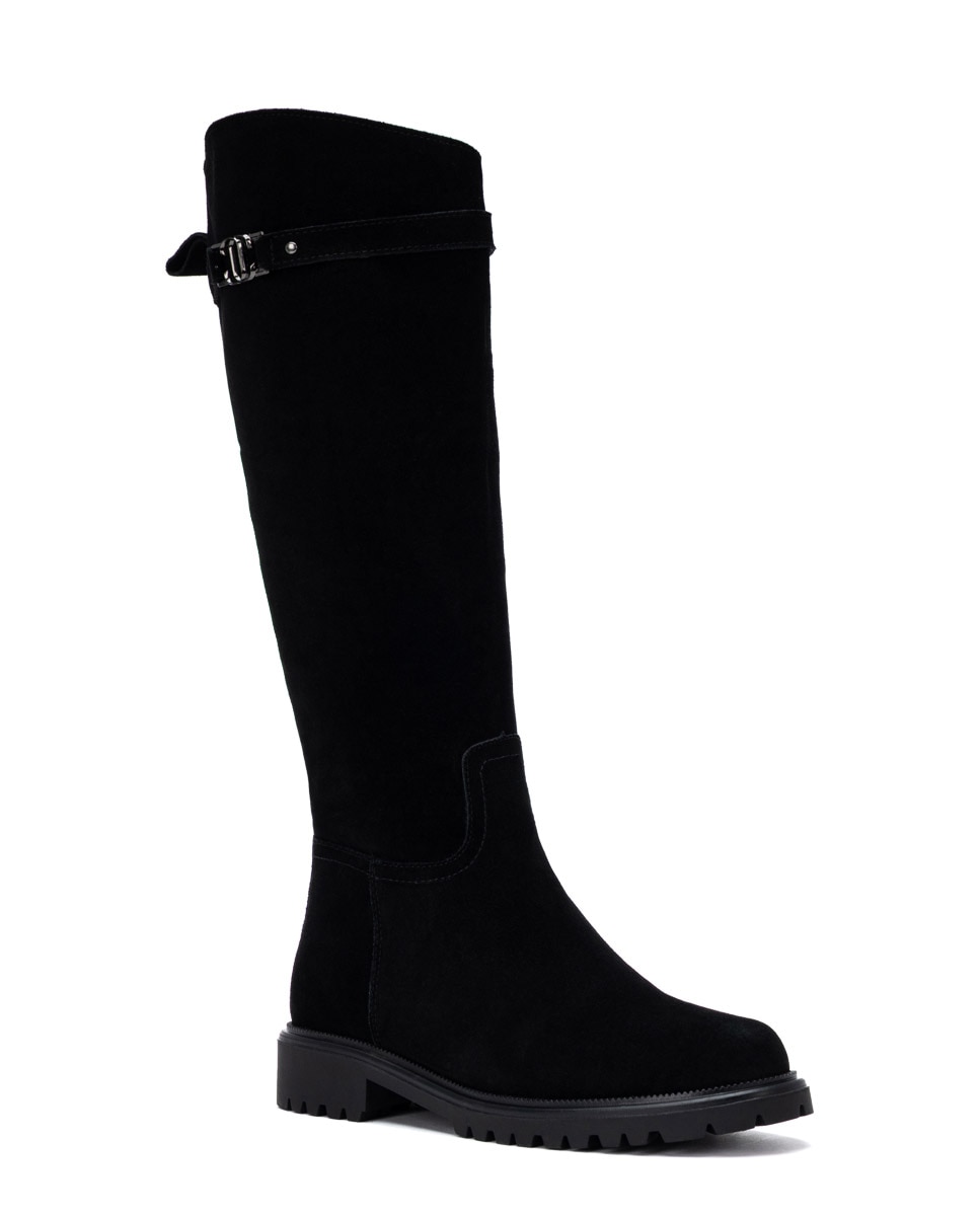 Bota de mujer con cremallera - Carmela - Negro Negro-3