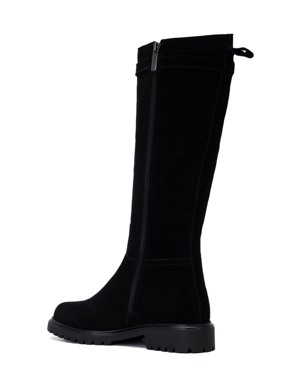Bota de mujer con cremallera - Carmela - Negro Negro-2