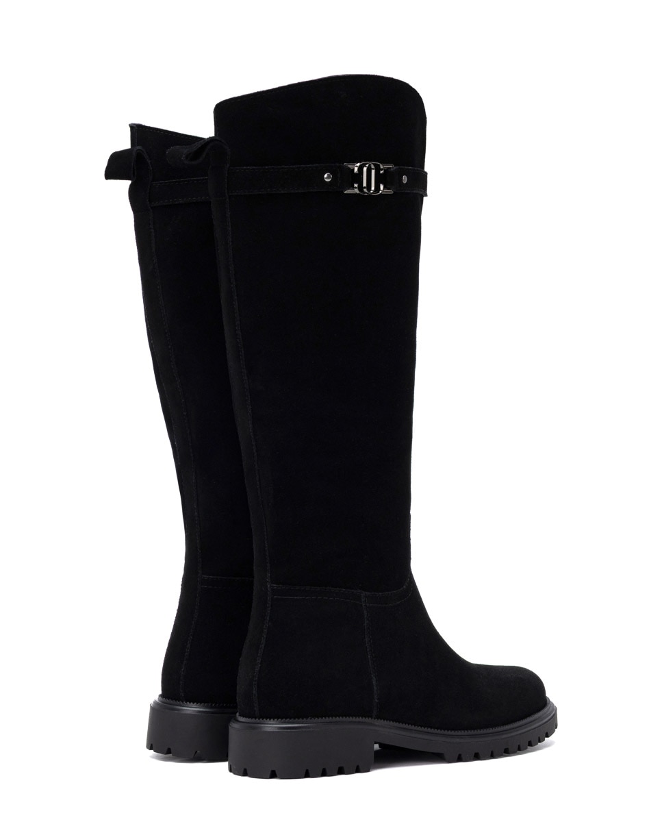 Bota de mujer con cremallera - Carmela - Negro Negro-9