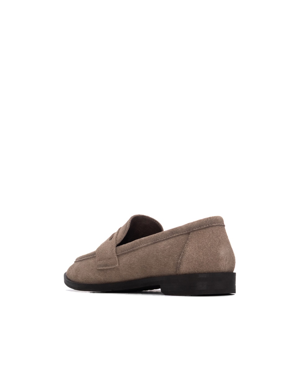 Mocasín de mujer de piel - Carmela - Marrón Marrón-2