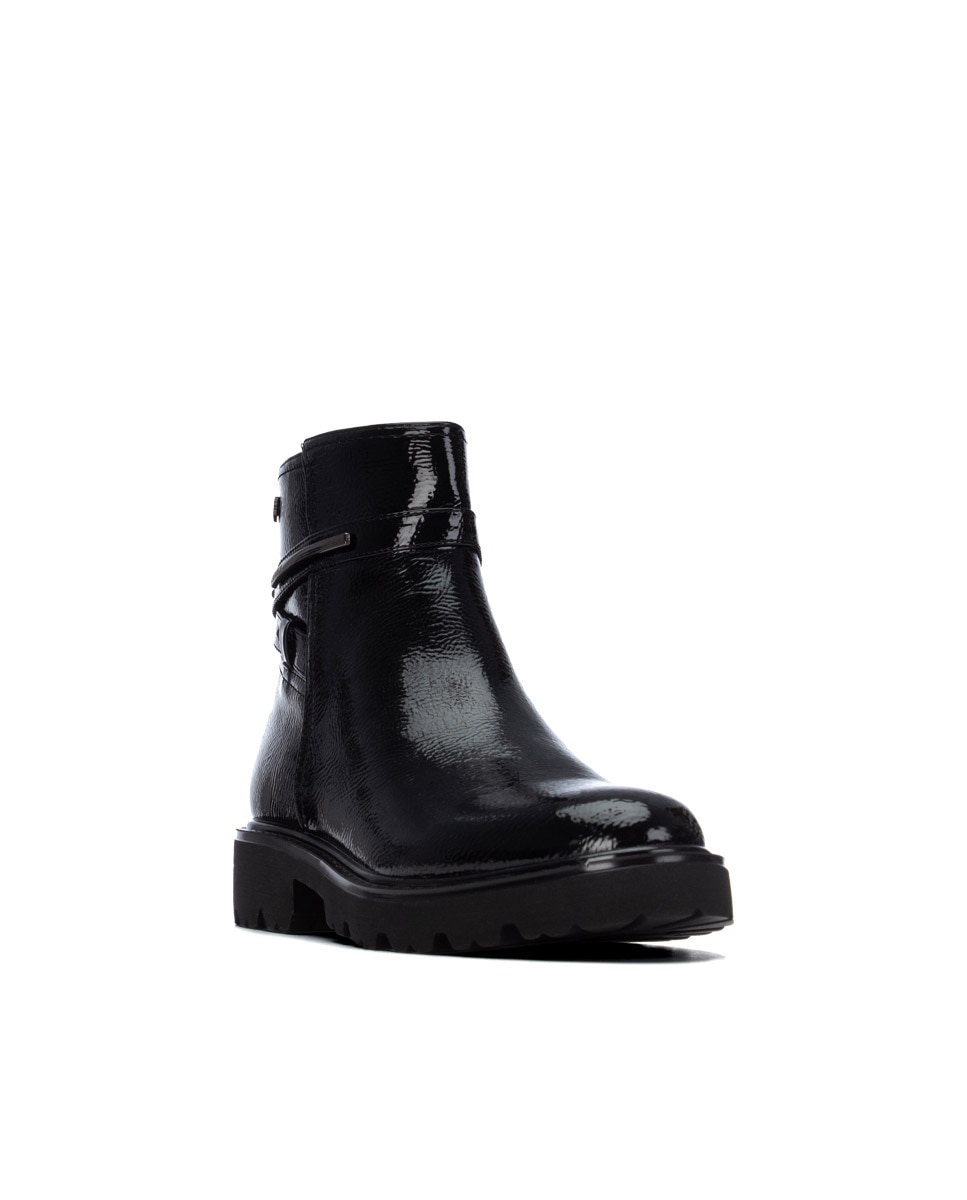 Botines de mujer con cremallera - Carmela - Negro Negro-3
