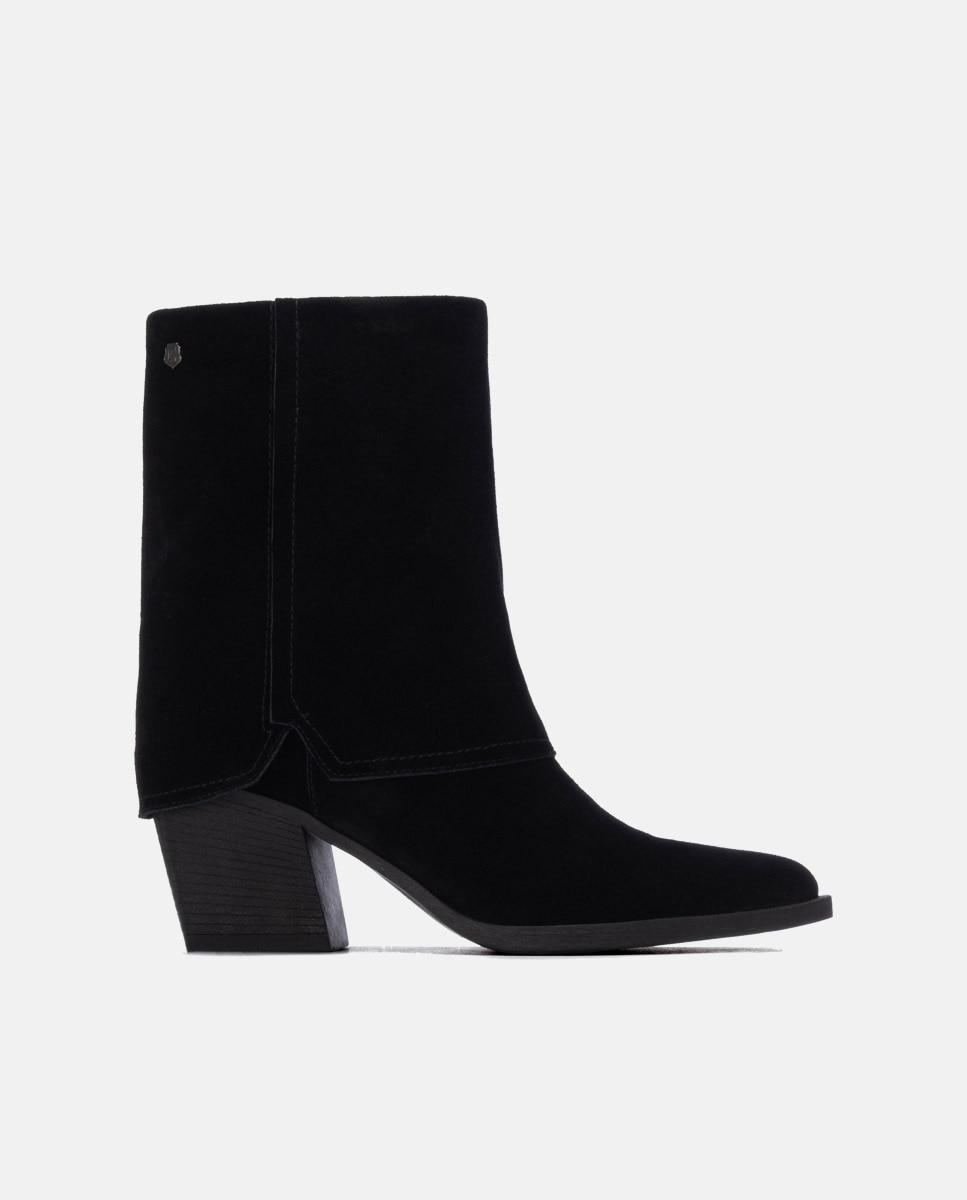 Bota de mujer con cremallera - Carmela - Negro Negro-1