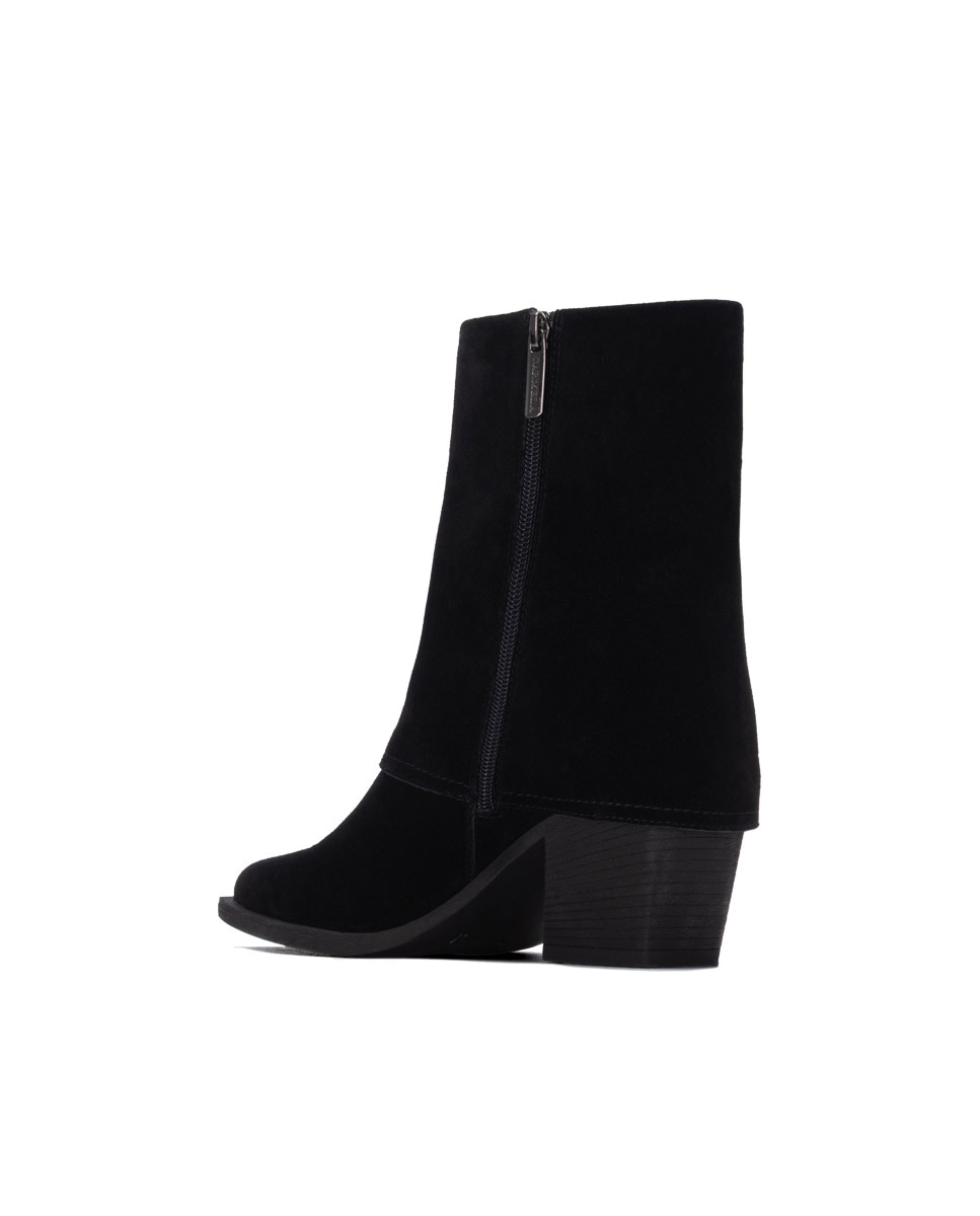 Bota de mujer con cremallera - Carmela - Negro Negro-2