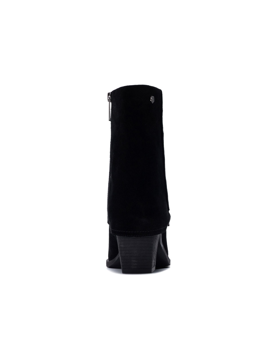 Bota de mujer con cremallera - Carmela - Negro Negro-4