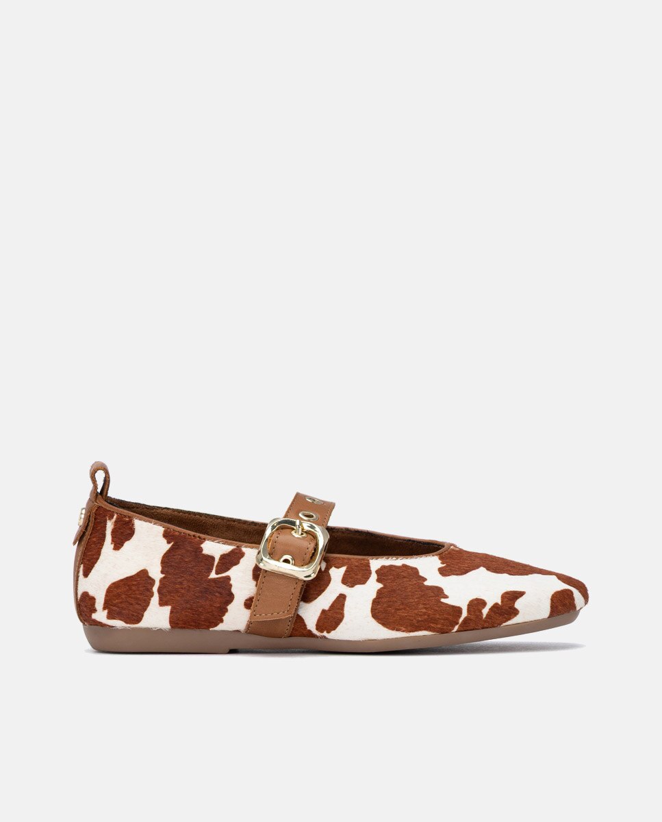 Bailarina de mujer con hebilla - Carmela - Camel Camel-1