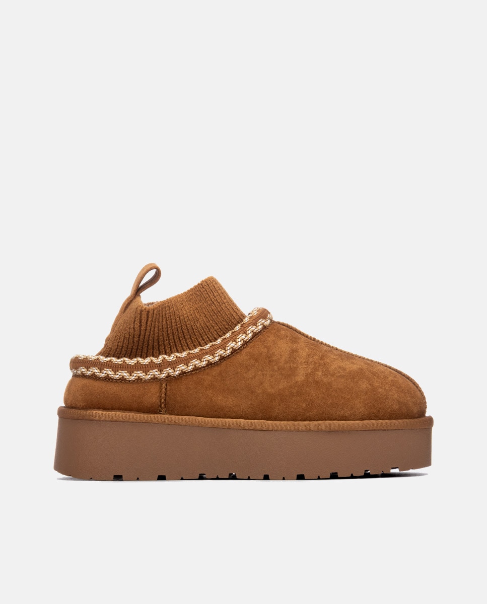 Zapatilla de mujer australiana - Xti - Camel Camel-1