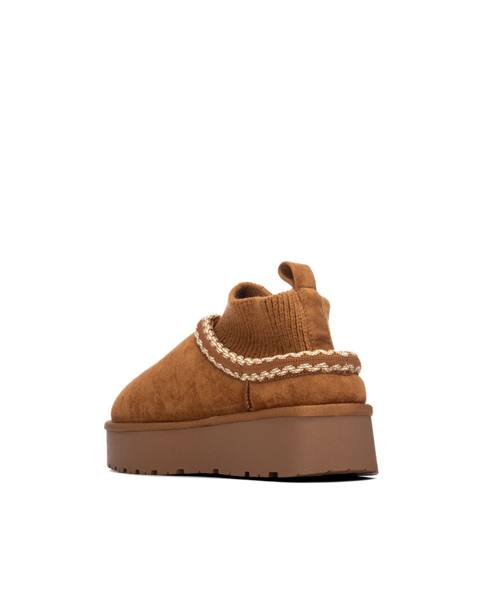 Zapatilla de mujer australiana - Xti - Camel Camel-4