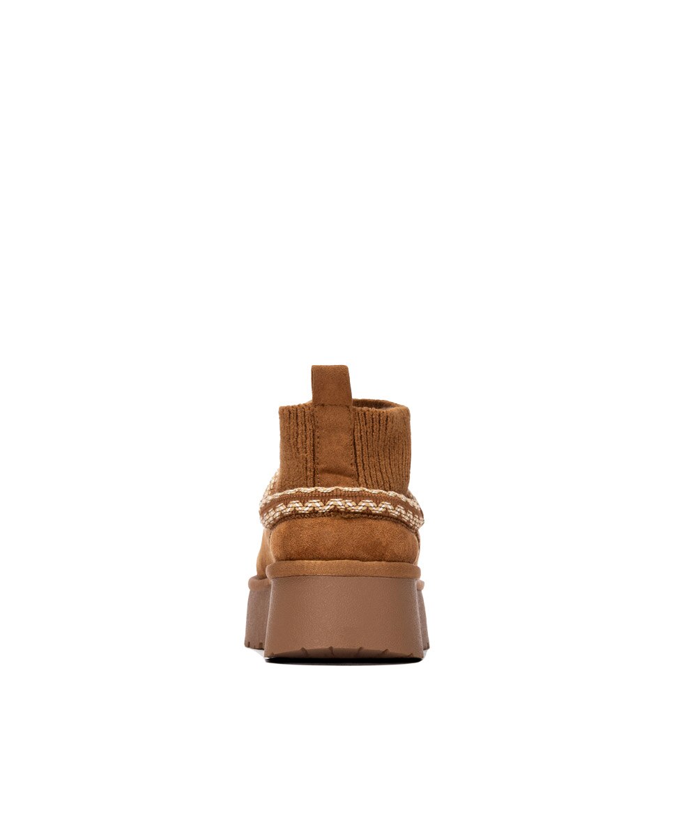 Zapatilla de mujer australiana - Xti - Camel Camel-7