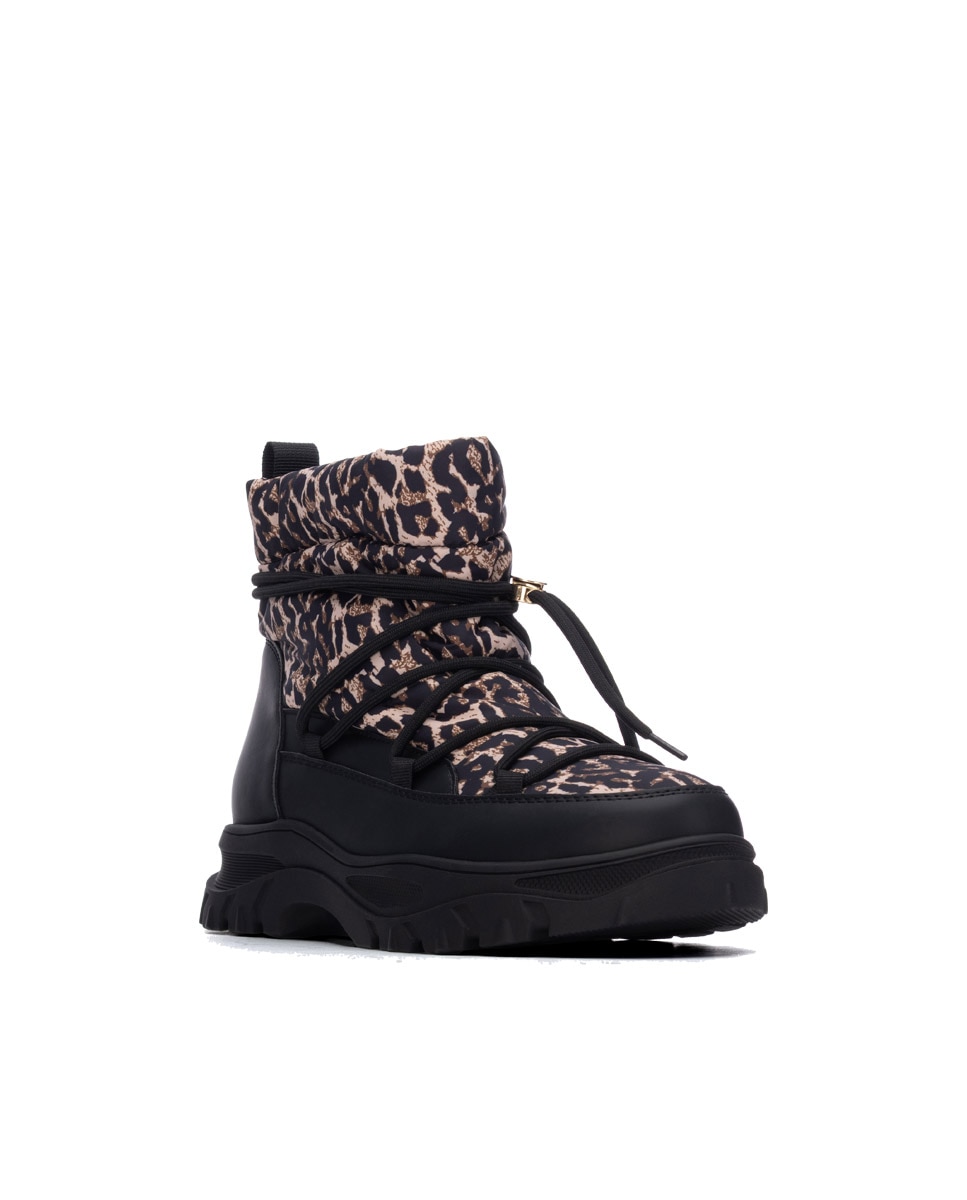 Botines de mujer con cordones - Xti - Estampado Estampado-3