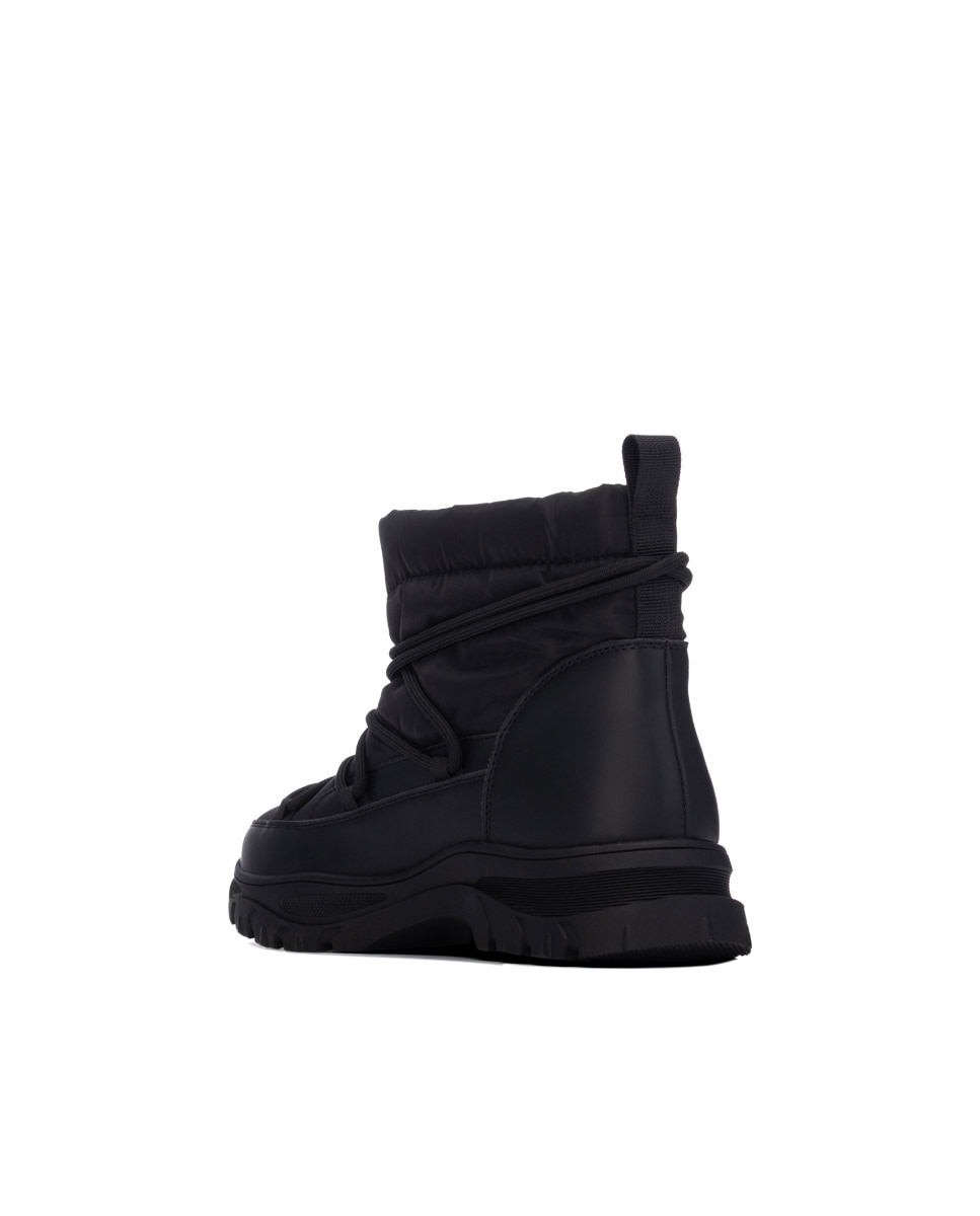 Botines de mujer con cordones - Xti - Negro Negro-2