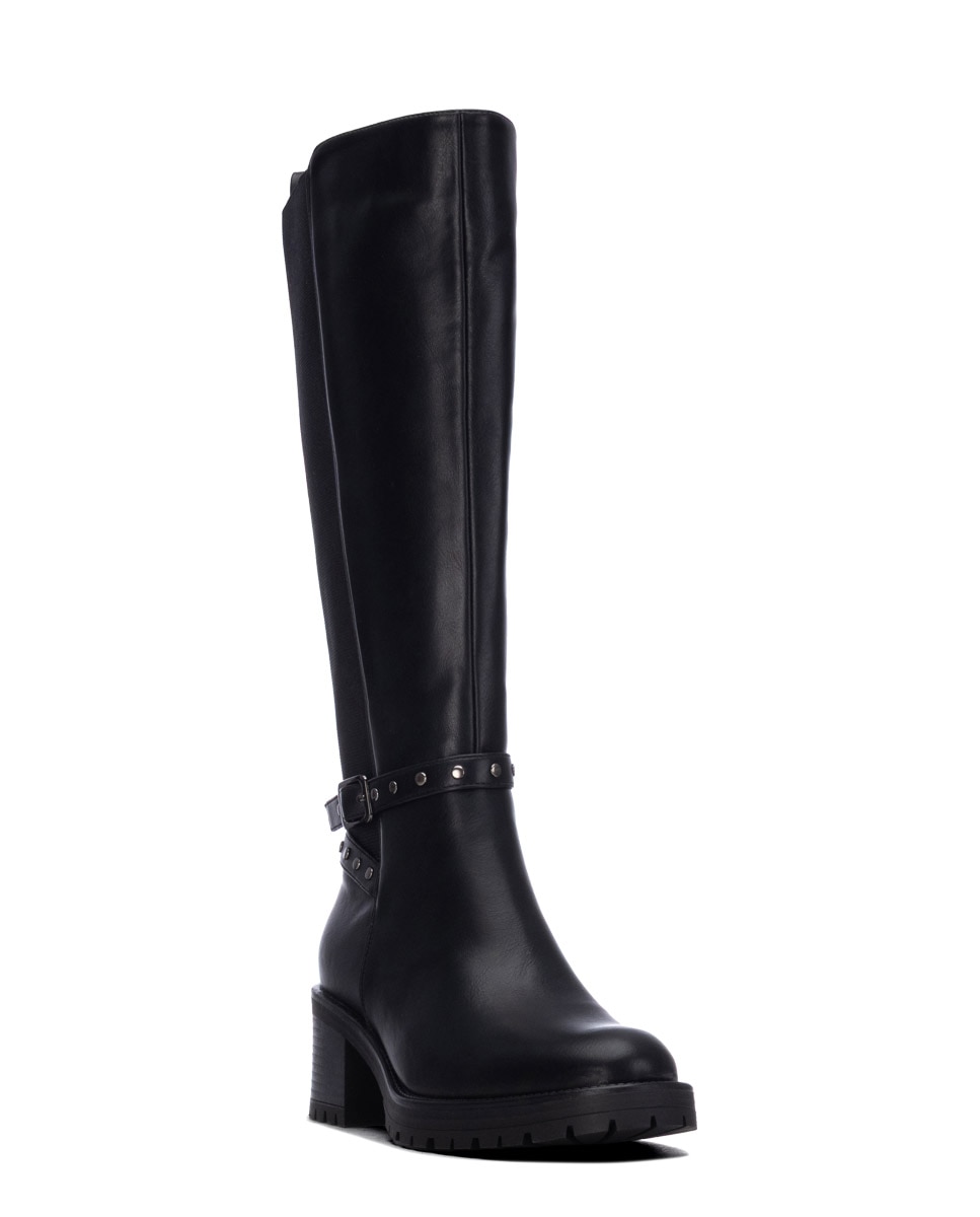 Bota de mujer con hebilla - Xti - Negro Negro-3