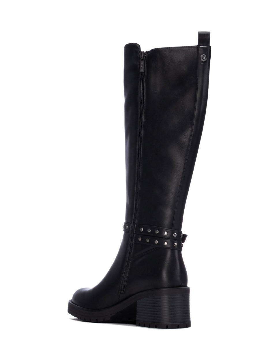 Bota de mujer con hebilla - Xti - Negro Negro-2