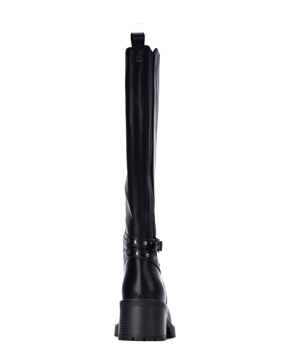 Bota de mujer con hebilla - Xti - Negro Negro-5