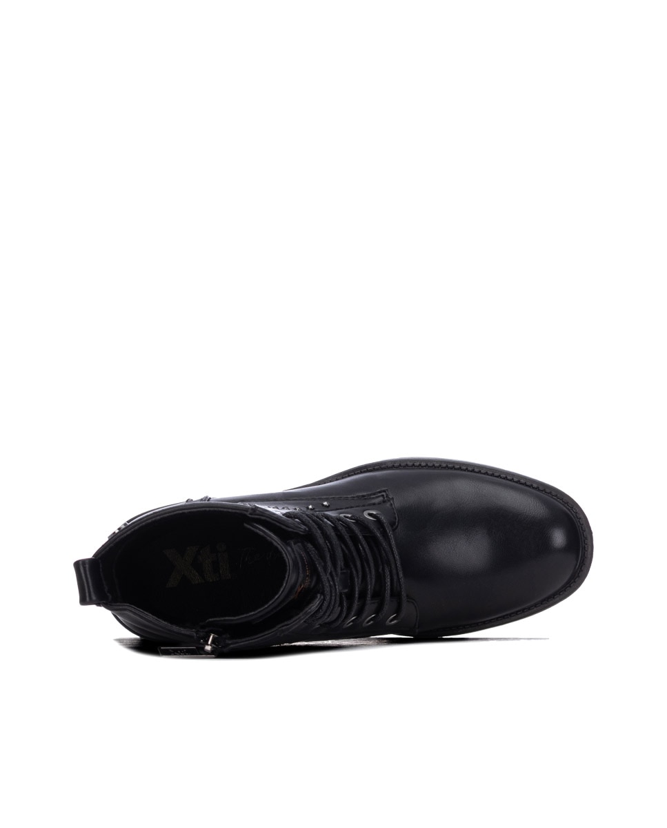 Botín de mujer con cordones - Xti - Negro Negro-5