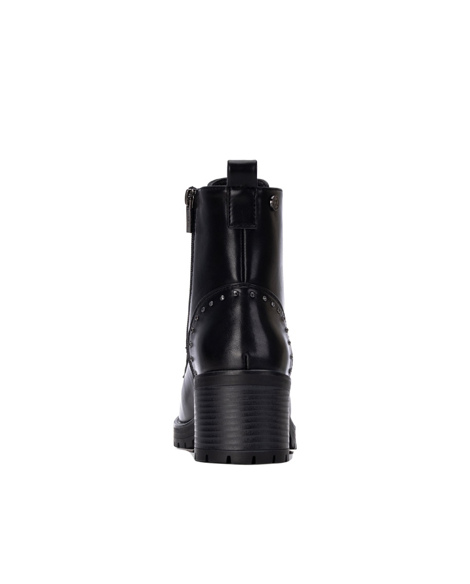 Botín de mujer con cordones - Xti - Negro Negro-6