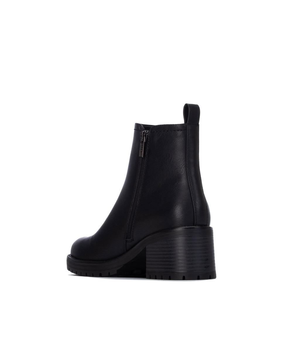 Botines de mujer con cremallera - Xti - Negro Negro-2
