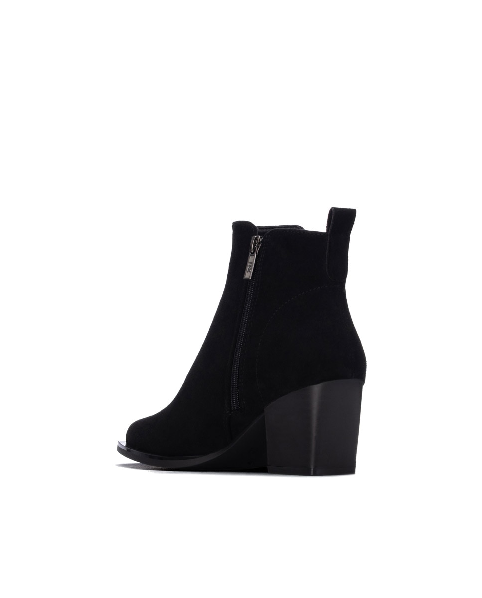 Botines de mujer con cremallera - Xti - Negro Negro-2