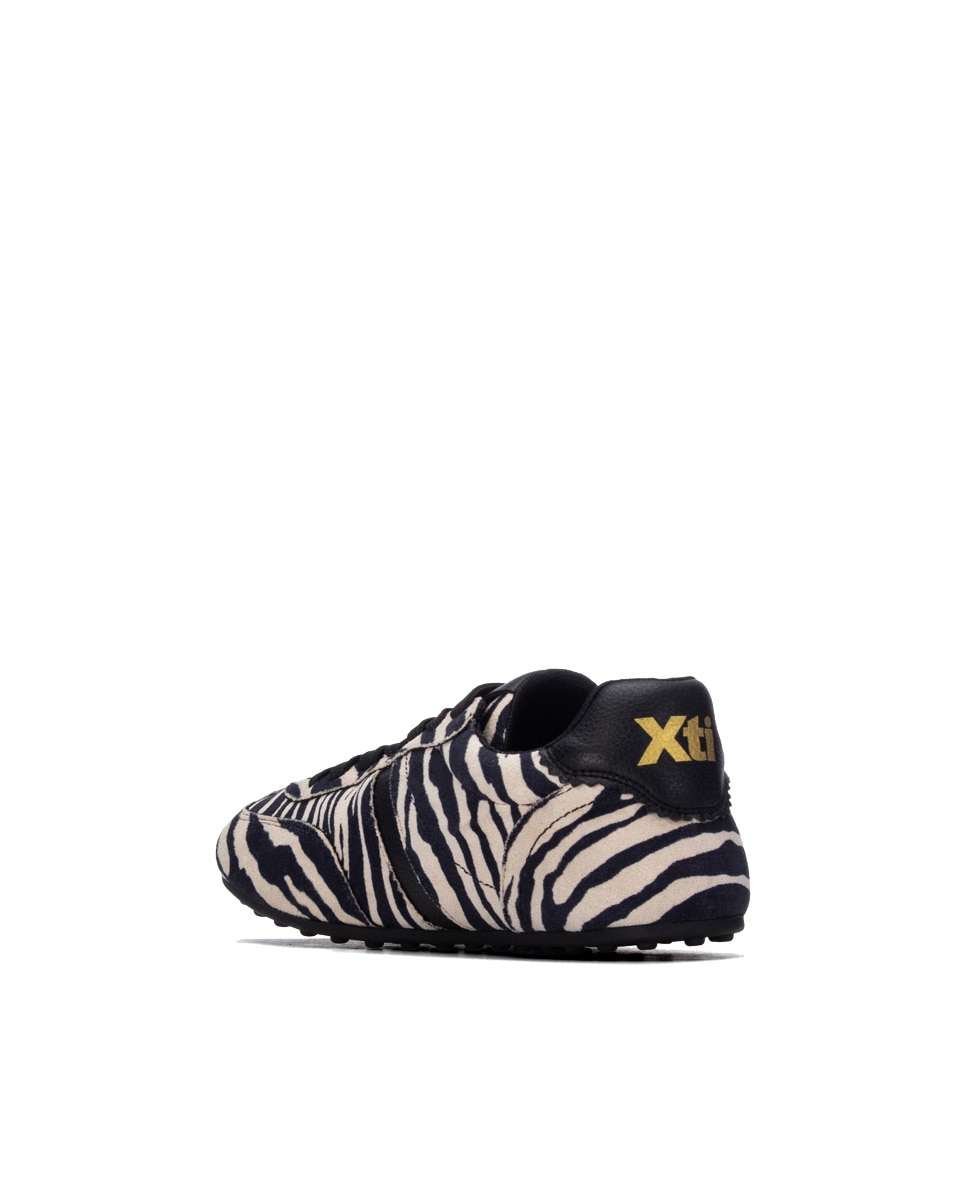 Zapatilla de mujer con cordones - Xti - Estampado Estampado-4