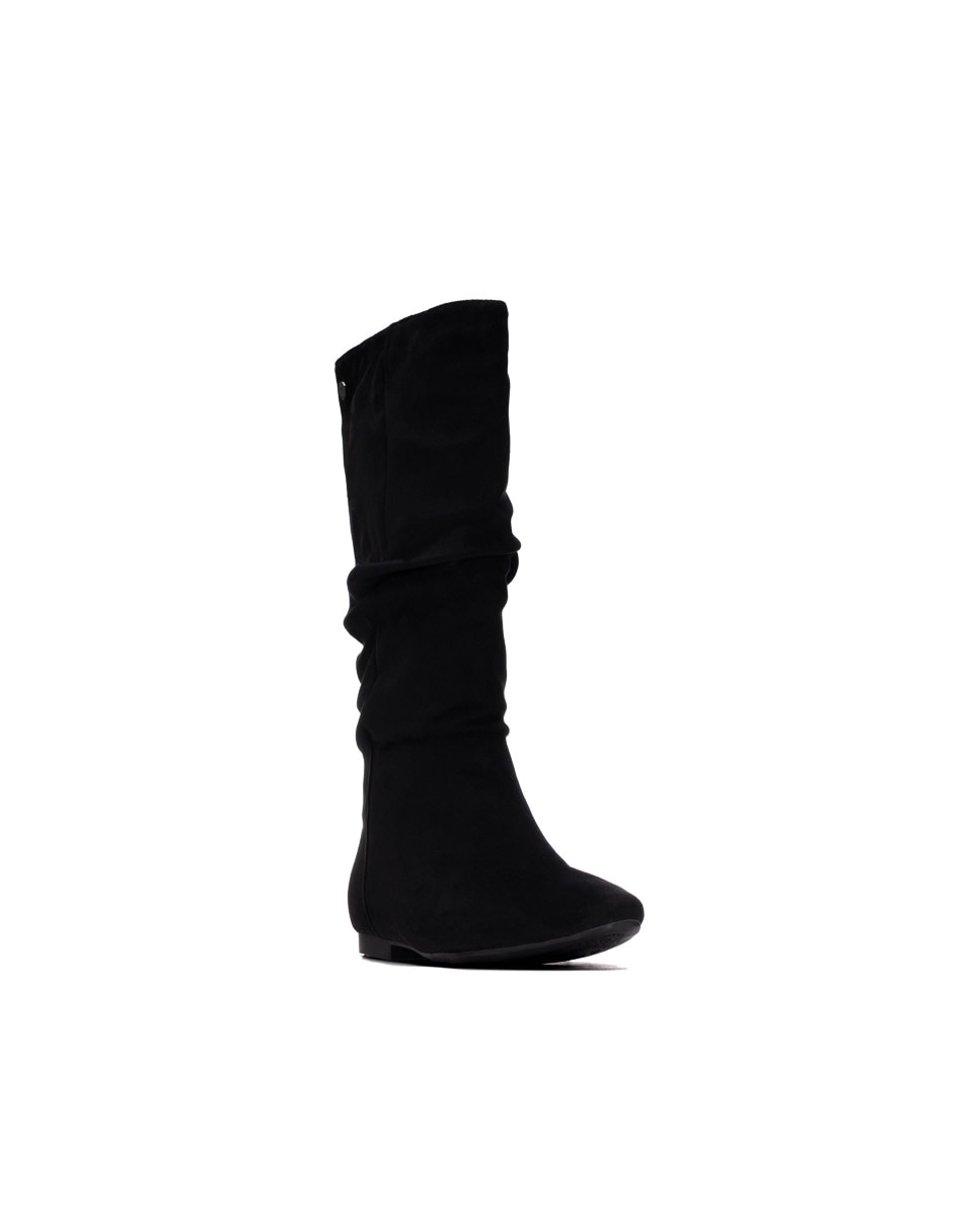 Bota de mujer plana - Xti - Negro Negro-3