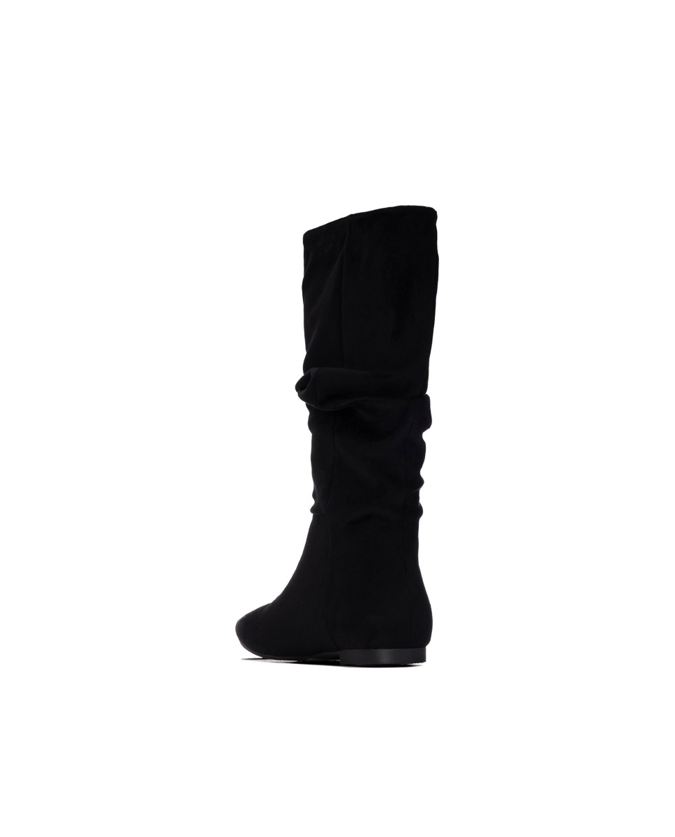 Bota de mujer plana - Xti - Negro Negro-2