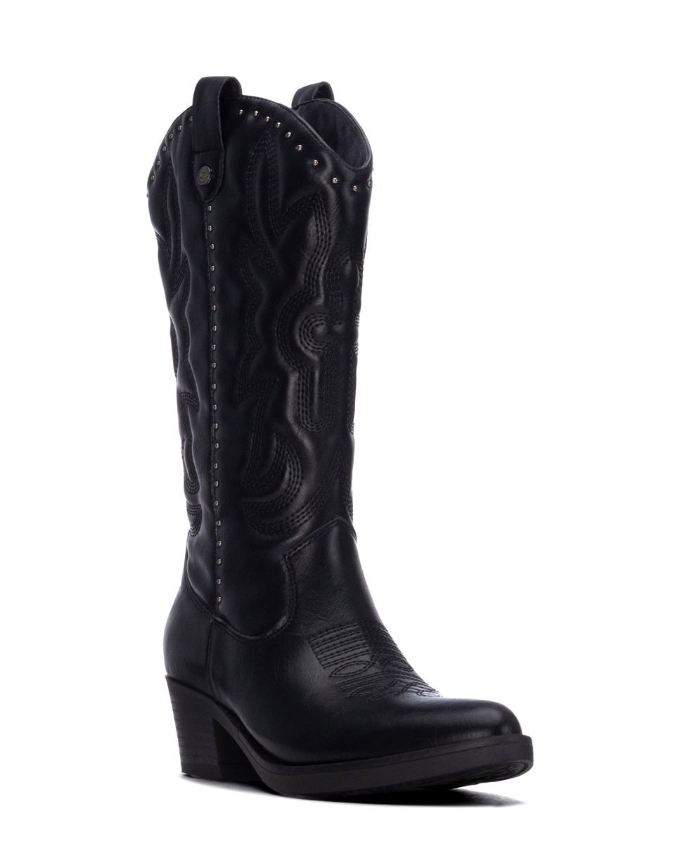 Bota de mujer con cremallera - Xti - Negro Negro-2