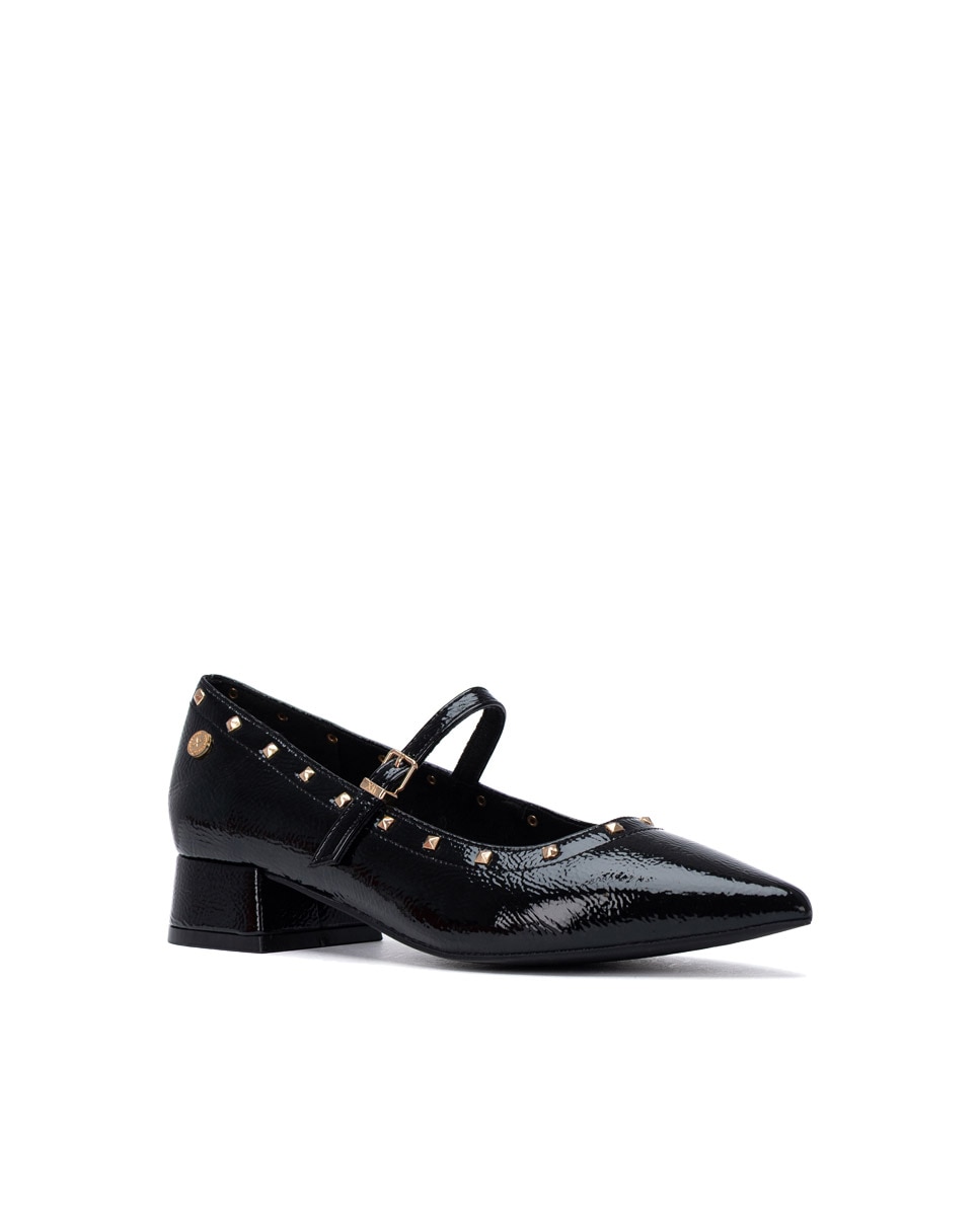 Bailarinas con tacón de mujer con hebilla - Xti - Negro Negro-3