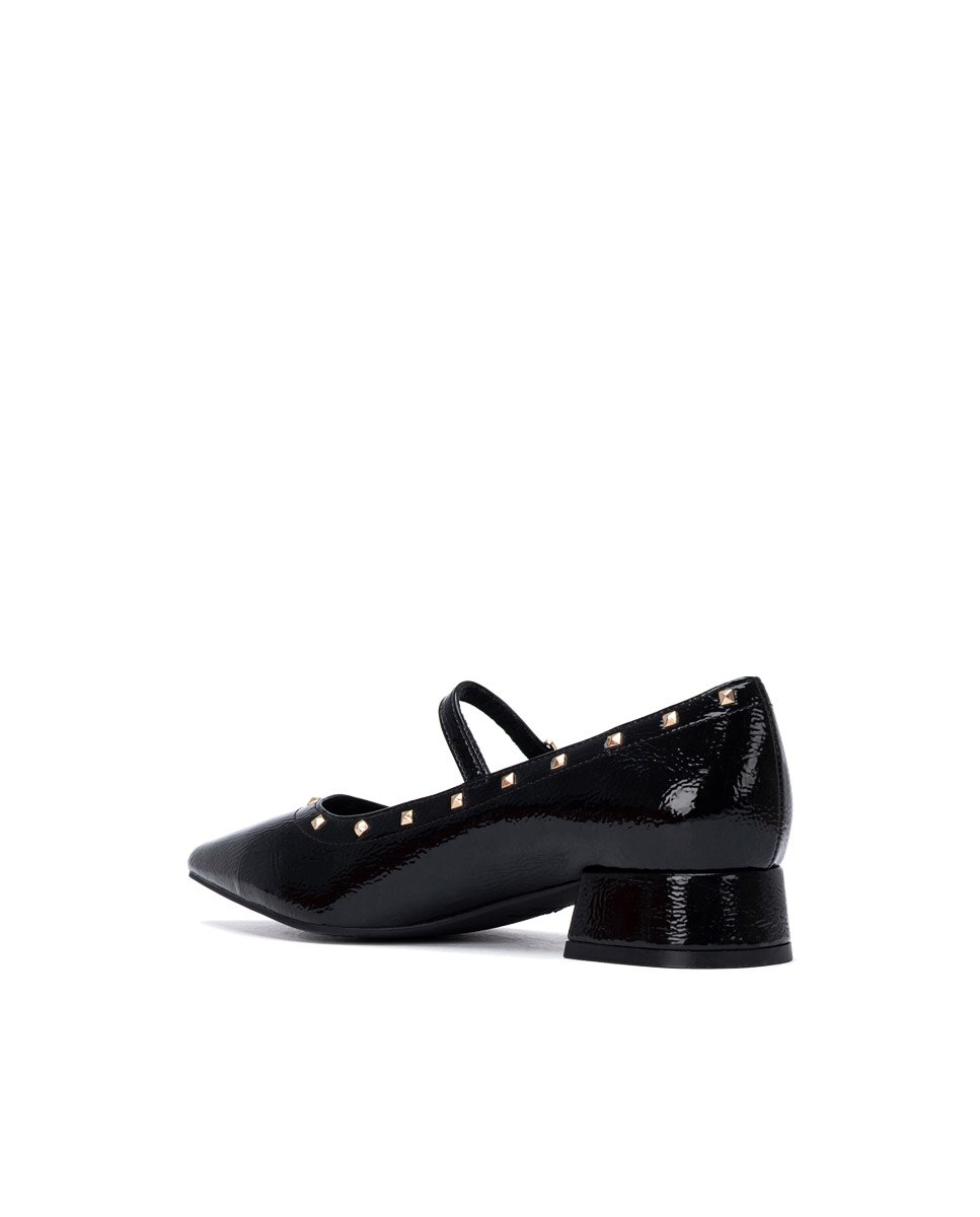 Bailarinas con tacón de mujer con hebilla - Xti - Negro Negro-2