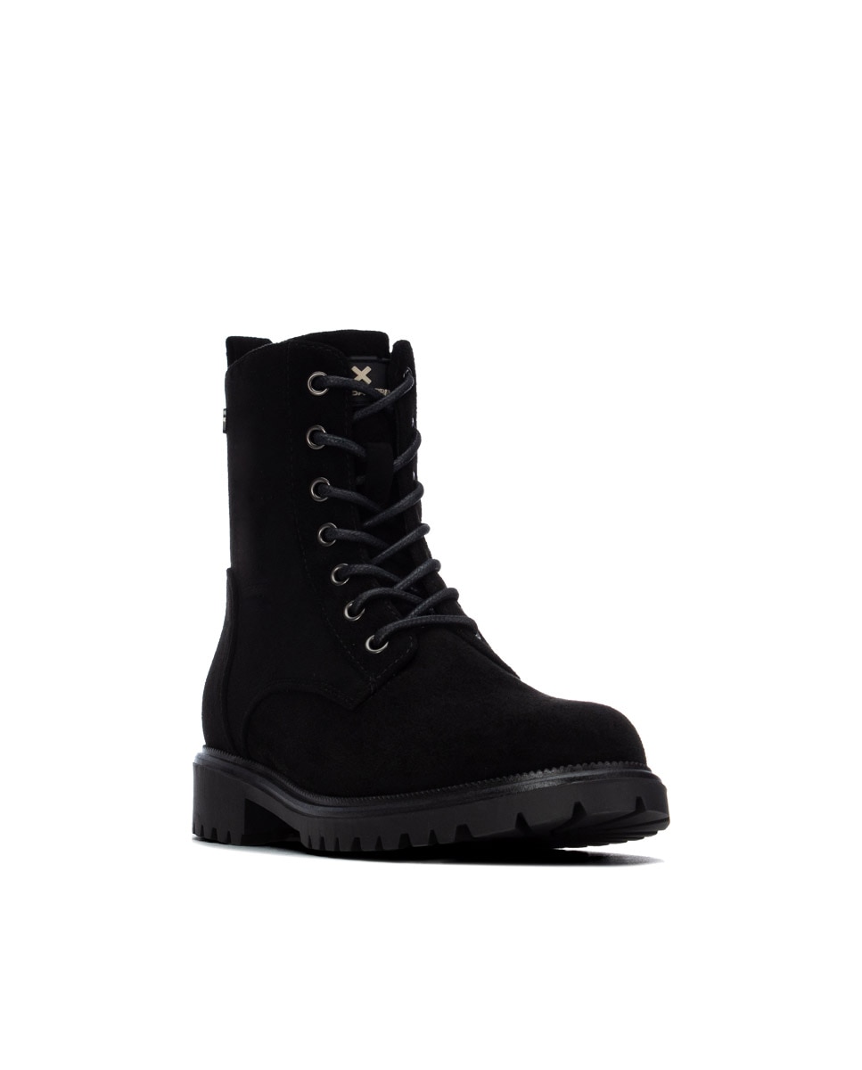 Botín de mujer con cordones - Xti - Negro Negro-3