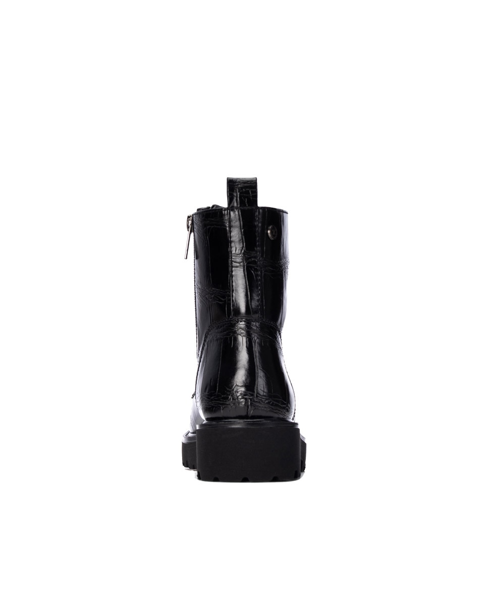 Botín de mujer con cordones - Xti - Negro Negro-7