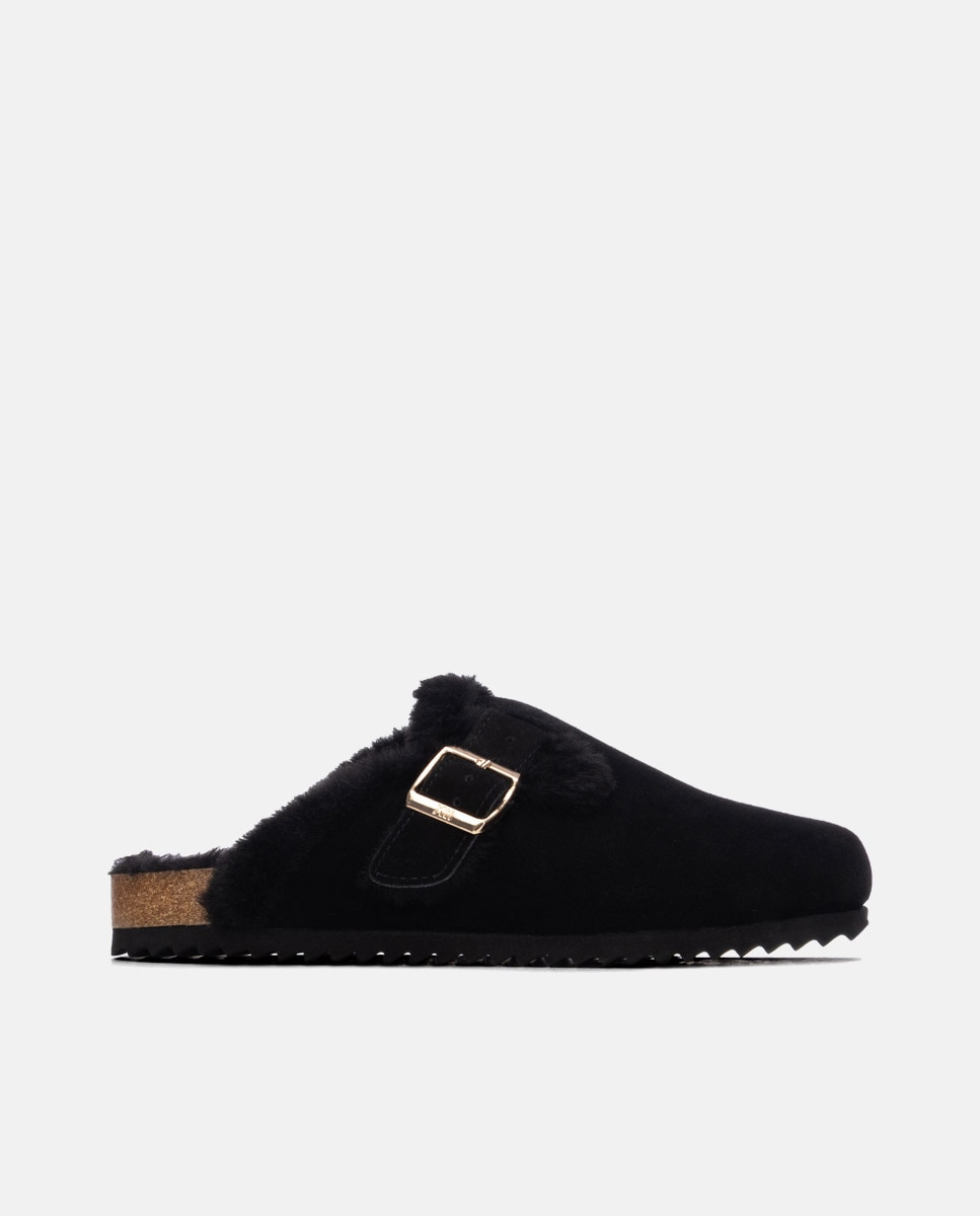Zueco de mujer con hebilla - Xti - Negro Negro-1