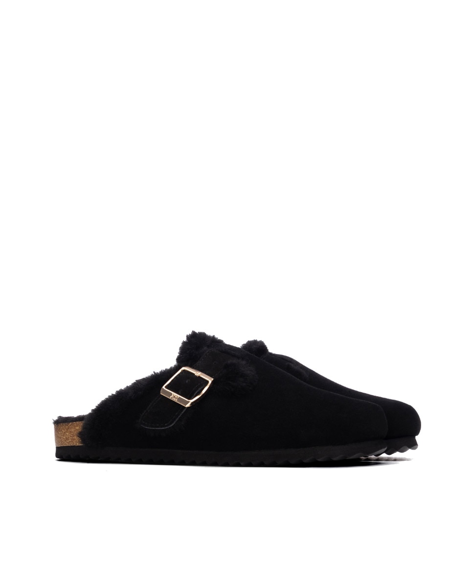 Zueco de mujer con hebilla - Xti - Negro Negro-4
