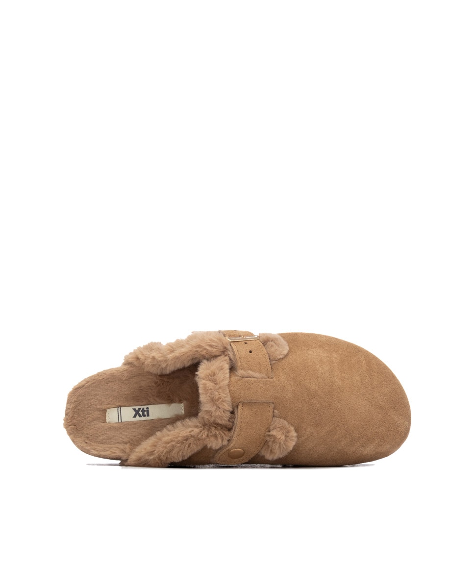 Zueco de mujer con hebilla - Xti - Camel Camel-5