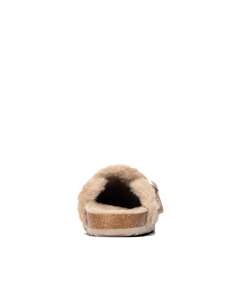 Zueco de mujer con hebilla - Xti - Beige Beige-6