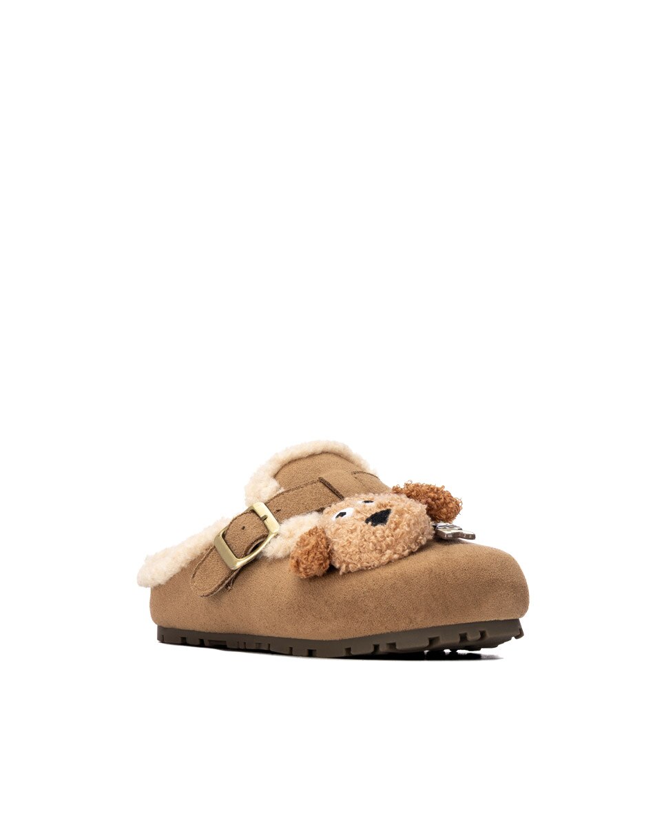 Zueco de mujer con hebilla - Xti - Beige Beige-3